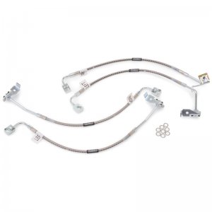 Jeep Wrangler JK Brake Line Kit - Russell - Stock Height to 1in Lift - `07-`08 Jeep Wrangler JK Brake Line Kit - Russell - Stock Height to 1in Lift - `07-`08