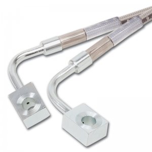 Jeep Wrangler JK Brake Line Kit - Russell - Street Legal, 4in Lift - `07-`08