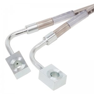 Jeep Wrangler JK Brake Line Kit - Russell - Street Legal, 4in Lift - `07-`08