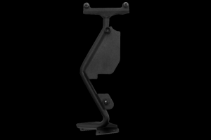 Jeep Gladiator Jack Mount - Front Driver Side - Go Rhino - Exterior Hi-Lift Jack Mount - Textured Black - `18-`20
