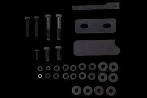 Jeep Wrangler JK Jack Mount - Front - Go Rhino - Textured Black - `07-`18