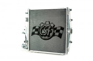 Porsche 911 Radiator - Left - CSF - CSF 7047 - 997 / 987 Radiator (Left) - Smooth Satin Finish - `05-`11