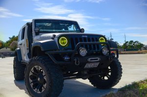 Jeep Wrangler JK Headlight Assembly - ORACLE Lighting - w/ BC1 Controller - ColorSHIFT - `07-`16