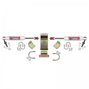 Jeep Wrangler JL Steering Damper - Skyjacker - Dual - White - 2018