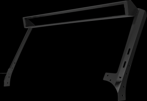 Jeep Wrangler JK Light Mount Frame - Windshield - Go Rhino - WLF - Textured Black - `07-`18