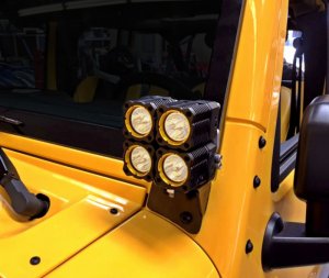 Jeep Wrangler JK - KCL Light Mounts