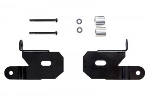 Jeep Gladiator Light Mount Brackets - A-Pillar - KC HiLiTES - Black - `18-`24
