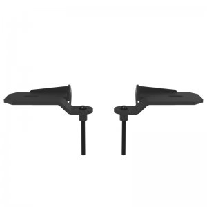 Jeep Gladiator Light Mounts - Ditch - KC HiLiTES - 392/Mojave Ditch Light Mounting Bracket Set - Black - `21-`23