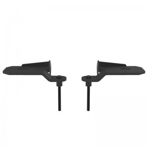 Jeep Gladiator Light Mounts - Ditch - KC HiLiTES - 392/Mojave Ditch Light Mounting Bracket Set - Black - `21-`23