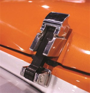 Jeep Wrangler JK Hood Catch - Rampage - Stainless - `07-`18