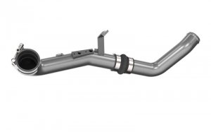 Honda Civic Charge Pipe Kit - K&N Engineering - Aluminum, Reduces air pressure loss - Gunmetal Gray - 1.5L L4 - `22-`24