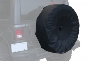 Jeep Wrangler JL Tire Cover - Rampage - Black - `18-`19