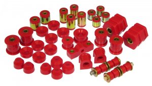 Honda Civic Suspension Bushing Kit - Prothane - Red - `96-`00