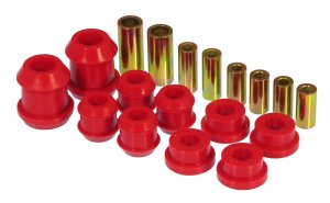 Honda Civic Control Arm Bushings - Front Upper/Lower - Prothane - Red - `92-`95