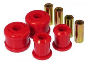 Honda Civic Control Arm Bushings - Front - Prothane - Red - `01-`02