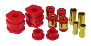 Honda Civic Control Arm Bushings - Front Upper/Lower - Prothane - Red - `96-`00