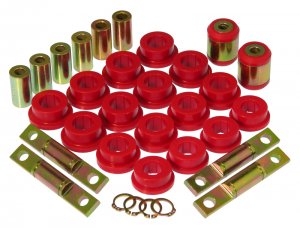 Honda Civic Control Arm Bushings - Rear - Prothane - Red - `01-`02