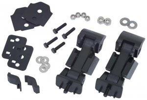 Jeep Wrangler JK Hood Catch - Kentrol - Textured Black - `07-`18