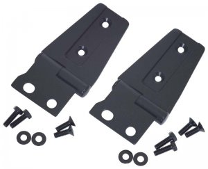 Jeep Wrangler JK Hood Hinge Trim - Kentrol - Textured Black - `07-`18