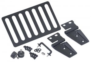 Jeep Wrangler JK Hood Kit - Kentrol - Textured Black - `07-`18
