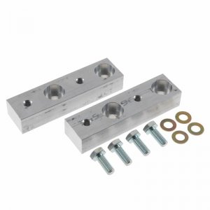 Jeep Wrangler JK Sway Bar Drop Bracket Kit - Rear - Synergy Mfg - Billet Alum 1.0in Drop - `07-`18