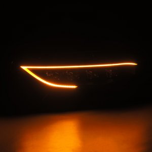 Honda Civic Headlights - AlphaRex - NOVA-Series LED Proj w/Activation Light & Seq.Sig / SB DRL - Black - `16-`21