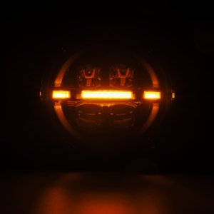 Jeep Gladiator Headlights - AlphaRex - NOVA-Series LED Projector - Black - `18-`24