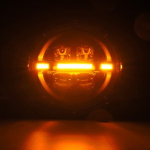 Jeep Gladiator Headlights - AlphaRex - NOVA-Series LED Projector - Black - `18-`24