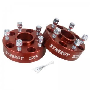 Jeep Wrangler JL Wheel Spacers - 5x5 - 1 - "3/4  - M14 x 1.50 - Red - '2018+