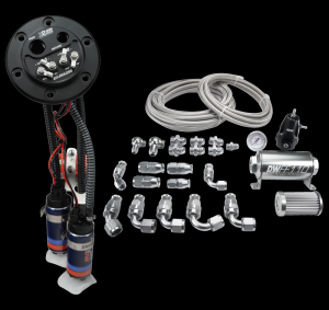 Honda Civic Fuel Pump Module Kit - DeatschWerks - X2 Series with dual DW420 Pumps and PTFE Plumbing Kit - `92-`00