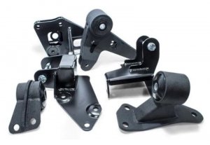 Honda Civic Mount Kit - Innovative Mounts - Steel Mounts 85A Bushings - Black - `96-`00