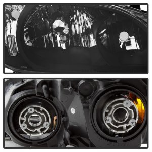 Honda Civic Headlights - SPYDER - OEM Style - Black - `04-`05