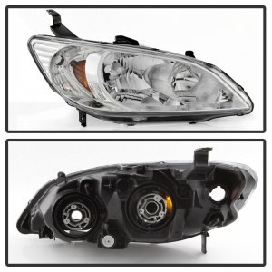 Honda Civic Headlights - SPYDER - OEM Style xTune - Chrome - `04-`05