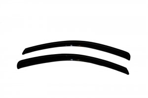 Honda Civic Ventvisor Window Deflectors (2pc) - Front - AVS - SI (3 Door) Outside Mount - Smoke - `02-`05
