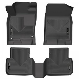 Honda Civic Floor Liners - Front & 2nd Seat - Husky Liners - WeatherBeater - Black - 2022+