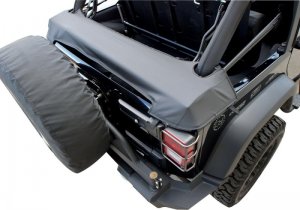 Jeep Wrangler JK Soft Top Storage Boot - Rampage - Black Diamond - `07-`18