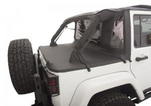 Jeep Wrangler JK Frameless Soft Top - Rampage - Trailview - Black Diamond - `07-`18