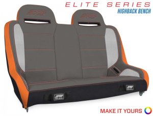 Jeep Wrangler JL Elite Series Rear Suspension Bench Seat - Rear - PRP Seats - Elite Series - 2018