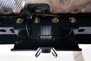 Jeep Wrangler JL Bolt-On Hitch w/ Lights - Rear - DV8 Offroad - Satin Dual Powder Coat - `07-`22