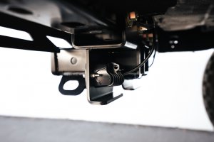 Jeep Wrangler JL Bolt-On Hitch w/ Lights - Rear - DV8 Offroad - Satin Dual Powder Coat - `07-`22