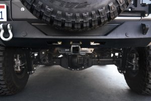Jeep Wrangler JL Bolt-On Hitch - DV8 Offroad - Gloss Black - `07-`21