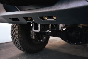Jeep Wrangler JL Bolt-On Hitch - DV8 Offroad - Gloss Black - `07-`21