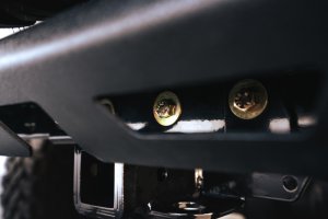 Jeep Wrangler JL Bolt-On Hitch - DV8 Offroad - Gloss Black - `07-`21