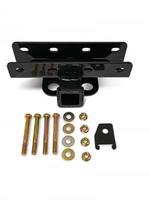 Jeep Wrangler JL Bolt-On Hitch - DV8 Offroad - Gloss Black - `07-`21