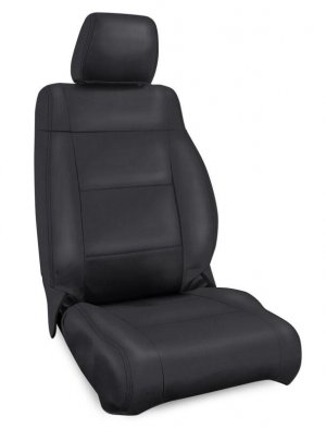Jeep Wrangler JK Seat Covers - Front - PRP Seats - All Black - `07-`10