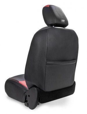 Jeep Wrangler JL Front Seat Covers - Front - PRP Seats - Pocket Back - Black/Purple - 2018
