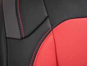 Jeep Gladiator Front Seat Covers - PRP Seats - Pocket Back - Black/Purple - 2020+