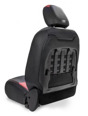 Jeep Gladiator Seat Covers - Front - PRP Seats - MOLLE Back - Black - `20-`24