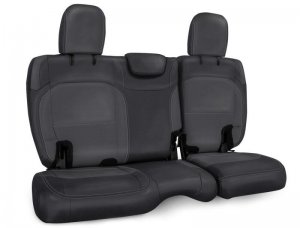 Jeep Wrangler JL Bench Cover - Rear - PRP Seats - Black/Grey - `18-`24