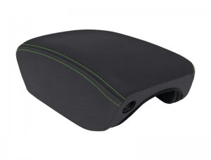 Jeep Wrangler JL Center Console Cover - PRP Seats - Black/Green - 2018